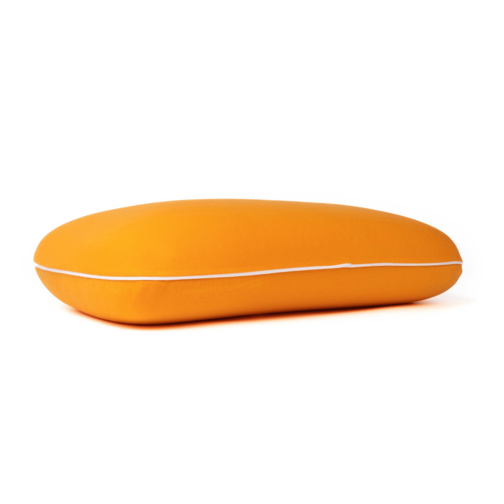 Orange Cream JellieSkinz Pillow Case for Kids! An orange pllow case with white piping along the edges.